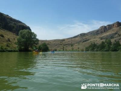 RUTA DE PIRAGÜISMO EN CANOA Y PIRAGÜA - HOCES DEL RÍO DURATÓN; excursiones con niños